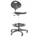 Silla de Laboratorio LAB-TULIP Aro Nylon y Ruedas PU