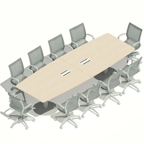 [MRBD10P336X120] MESA REUNIONES BASE DISCO 10P. 336 x 120 cm