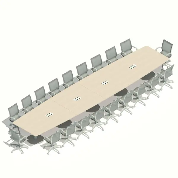 [MRBD20P696X150] MESA REUNIONES BASE DISCO 20P. 696 x 150 cm