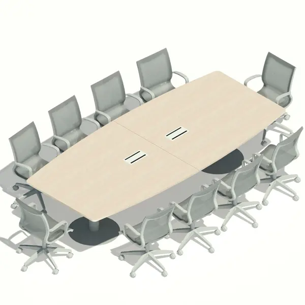 [MRBD10P336X150] MESA REUNIONES BASE DISCO 10P. 336 x 150 cm