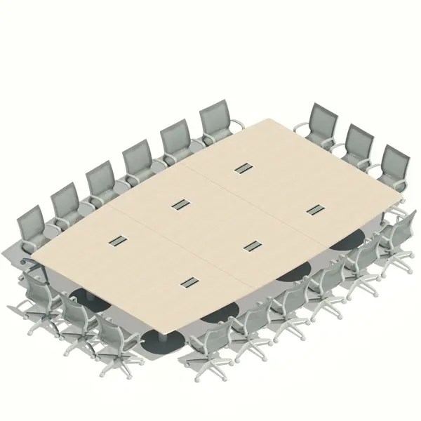 [MRBD18P480X300] MESA REUNIONES BASE DISCO 18P. 480 x 300 cm