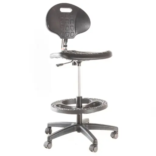 [LABTLPBB011112] Silla de Laboratorio LAB-TULIP Aro Nylon y Ruedas PU