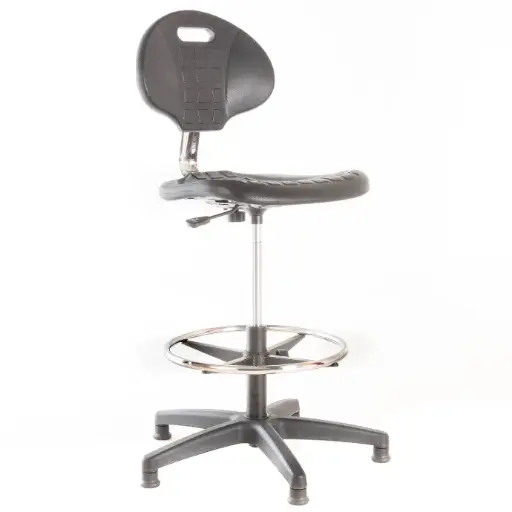 [LABTLPBB011211] Silla de Laboratorio LAB-TULIP Aro Acero y Patines