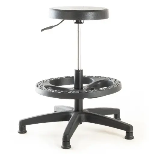 [LABSTLBB1111] Piso de Laboratorio LAB-STOOL Aro Nylon y Patines