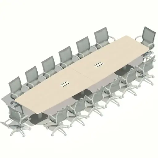 [MRBD14P480X120] MESA REUNIONES BASE DISCO 14P. 480 x 120 cm