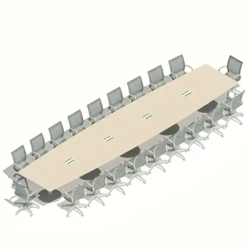 [MRBD20P696X150] MESA REUNIONES BASE DISCO 20P. 696 x 150 cm