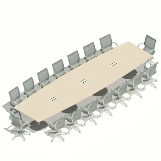 [MRBD16P552X150] MESA REUNIONES BASE DISCO 16P. 552 x 150 cm